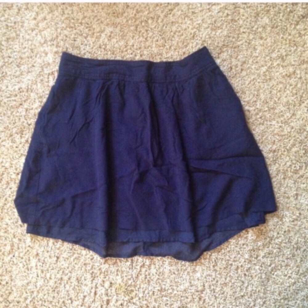 GAP Navy Two Layer A Line Skirt